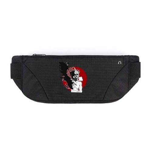 Black Clov-er Hüfttasche Herren, Verstellbar Laufgürtel für Herren und Damen, Doggy Bag für Running, Bauchtasche für Outdoor Reisen Sport Wandern Joggen Hundespaziergänge (Color : Multicolor 10, Siz von Zolito