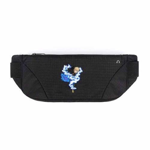 Black Clov-er Hüfttasche Herren, Verstellbar Laufgürtel für Herren und Damen, Doggy Bag für Running, Bauchtasche für Outdoor Reisen Sport Wandern Joggen Hundespaziergänge (Color : Multicolor 11, Siz von Zolito