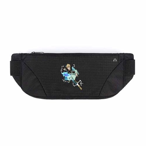 Black Clov-er Hüfttasche Herren, Verstellbar Laufgürtel für Herren und Damen, Doggy Bag für Running, Bauchtasche für Outdoor Reisen Sport Wandern Joggen Hundespaziergänge (Color : Multicolor 7, Size von Zolito