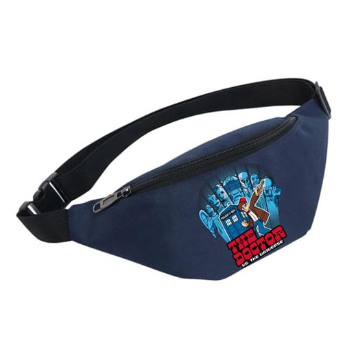 Gürteltasche Damen Doc.Tor Who, Wasserdicht Hüfttasche für Herren und Damen, Fanny Pack Pour Randonnée Cyclisme Balade Ville Vacances (Color : Multicolor 2, Size : One Size) von Zolito