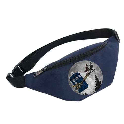 Gürteltasche Damen Doc.Tor Who, Wasserdicht Hüfttasche für Herren und Damen, Fanny Pack Pour Randonnée Cyclisme Balade Ville Vacances (Color : Multicolor 4, Size : One Size) von Zolito