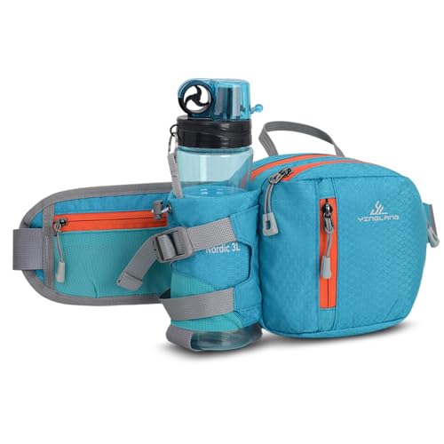 Hüfttasche Herren, HüFttasche für Männer Frauen Unisex, Doggy Bag für Running, Sac de Taille Pour Sport en Plein a.ir Course à Pied et Voyag.e (Color : Blue, Size : One Size) von Zolito