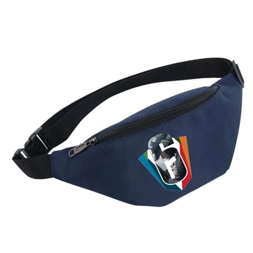 Hüfttasche Rainb-ow Six Sie-ge, Wasserdicht Hüfttasche für Herren und Damen, Fanny Pack Pour Randonnée Cyclisme Balade Ville Vacances (Color : Multicolor 4, Size : One Size) von Zolito