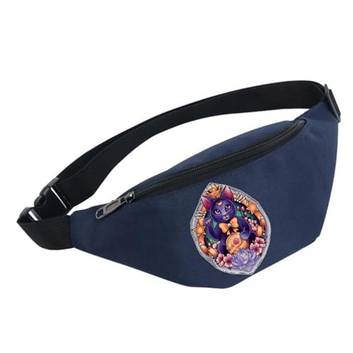 Sai-lor Moon Hüfttasche, HüFttasche für Männer Frauen Unisex, Fanny Pack Pour Randonnée Cyclisme Balade Ville Vacances (Color : Muticolor05, Size : One Size) von Zolito