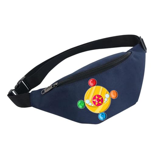 Sai-lor Moon Hüfttasche, HüFttasche für Männer Frauen Unisex, Fanny Pack Pour Randonnée Cyclisme Balade Ville Vacances (Color : Muticolor08, Size : One Size) von Zolito