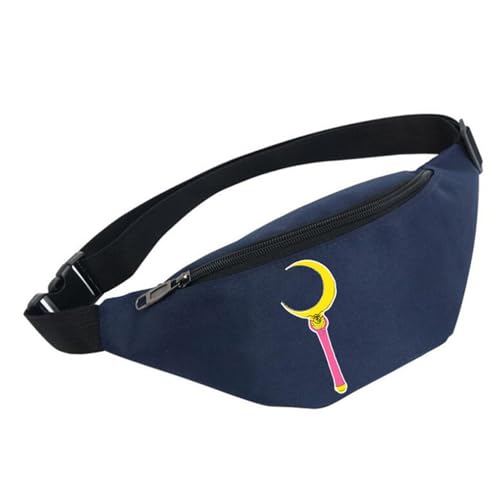 Sai-lor Moon Hüfttasche, HüFttasche für Männer Frauen Unisex, Fanny Pack Pour Randonnée Cyclisme Balade Ville Vacances (Color : Muticolor09, Size : One Size) von Zolito