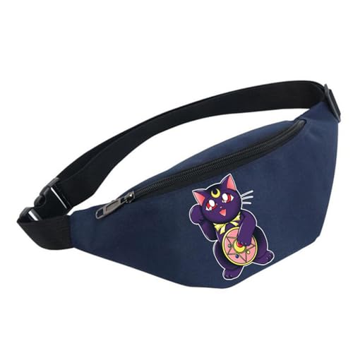 Sai-lor Moon Hüfttasche, HüFttasche für Männer Frauen Unisex, Fanny Pack Pour Randonnée Cyclisme Balade Ville Vacances (Color : Muticolor13, Size : One Size) von Zolito