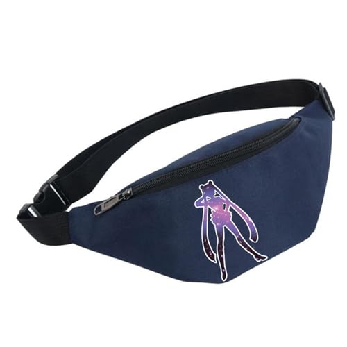 Sai-lor Moon Hüfttasche, HüFttasche für Männer Frauen Unisex, Fanny Pack Pour Randonnée Cyclisme Balade Ville Vacances (Color : Muticolor14, Size : One Size) von Zolito