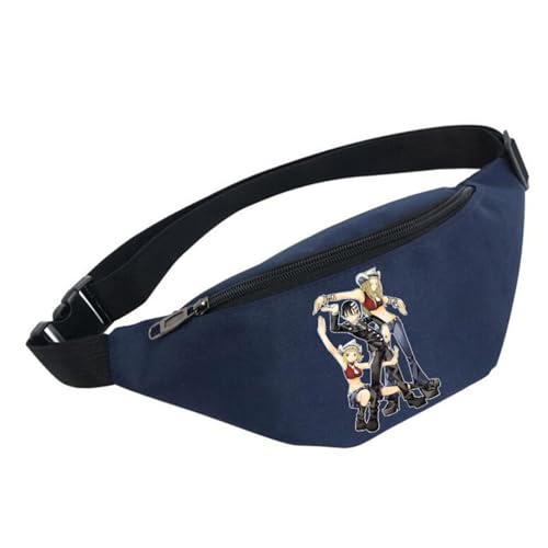 So-ul Eat-er Hüfttasche Herren, HüFttasche für Männer Frauen Unisex, Fanny Pack Pour Randonnée Cyclisme Balade Ville Vacances (Color : Multicolor01, Size : One Size) von Zolito