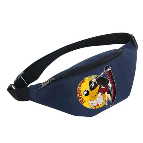 So-ul Eat-er Hüfttasche Herren, HüFttasche für Männer Frauen Unisex, Fanny Pack Pour Randonnée Cyclisme Balade Ville Vacances (Color : Multicolor05, Size : One Size) von Zolito