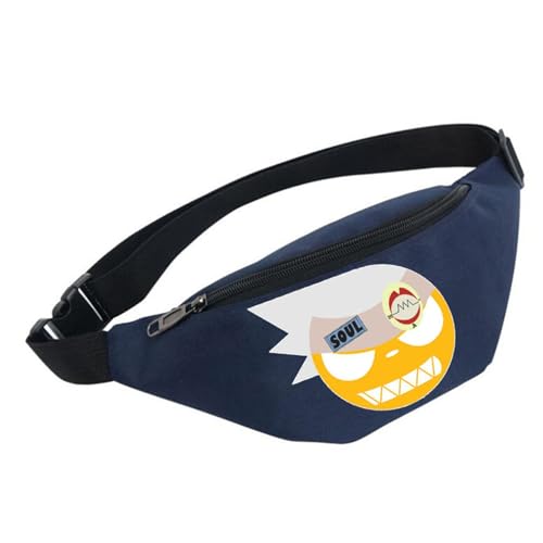 So-ul Eat-er Hüfttasche Herren, HüFttasche für Männer Frauen Unisex, Fanny Pack Pour Randonnée Cyclisme Balade Ville Vacances (Color : Multicolor06, Size : One Size) von Zolito