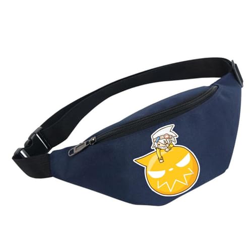 So-ul Eat-er Hüfttasche Herren, HüFttasche für Männer Frauen Unisex, Fanny Pack Pour Randonnée Cyclisme Balade Ville Vacances (Color : Multicolor11, Size : One Size) von Zolito