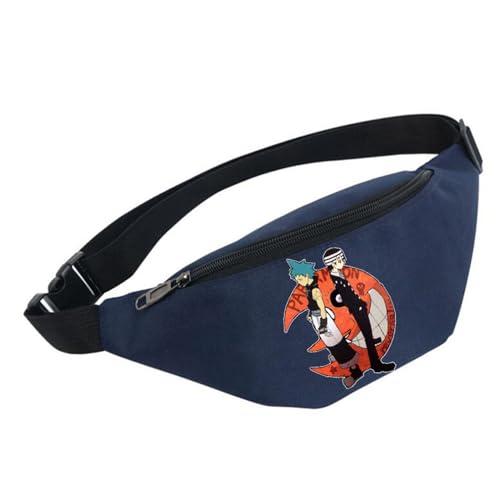 So-ul Eat-er Hüfttasche Herren, HüFttasche für Männer Frauen Unisex, Fanny Pack Pour Randonnée Cyclisme Balade Ville Vacances (Color : Multicolor12, Size : One Size) von Zolito