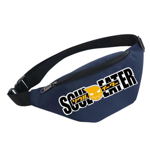 So-ul Eat-er Hüfttasche Herren, HüFttasche für Männer Frauen Unisex, Fanny Pack Pour Randonnée Cyclisme Balade Ville Vacances (Color : Multicolor15, Size : One Size) von Zolito