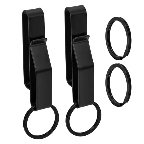 Duty Belt Schlüsselhalter mit Schlüsselring für Polizei und Strafverfolgung Duty Belt Zubehör, Double Side Quick Release Key Holder mit 4 abnehmbaren Schlüsselring von Zolunu