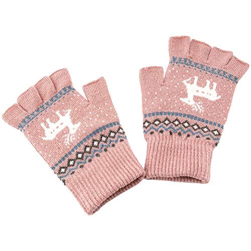 Zolunu Unisex Winter Halbe Finger Handschuhe - Warme Fingerlose Touchscreen Stretchy Knit Tippen von Zolunu