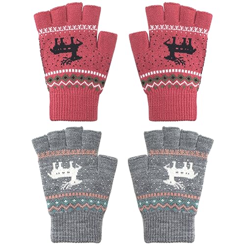 Zolunu Unisex Winter Fingerlose Touchscreen Handschuhe - Warme Stretchy Knit Tippen Handschuhe von Zolunu