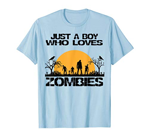 Halloween Zombie Jungen Kinder Kostüm Boy Loves Zombies T-Shirt Halloween Zombie Jungen Kinder Kostüm Boy Loves Zombies T-Shirt von Zombie Geschenke Für Jungen