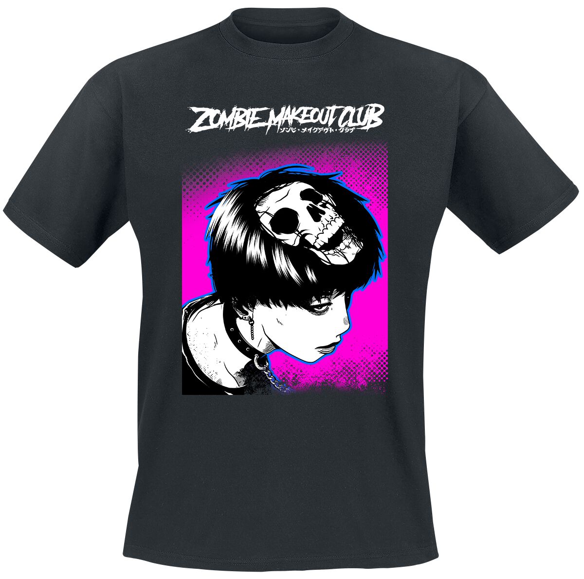 Zombie Makeout Club T-Shirt - Dead Head - S bis L - für Männer - Größe S - schwarz  - Lizenzierter Fanartikel von Zombie Makeout Club