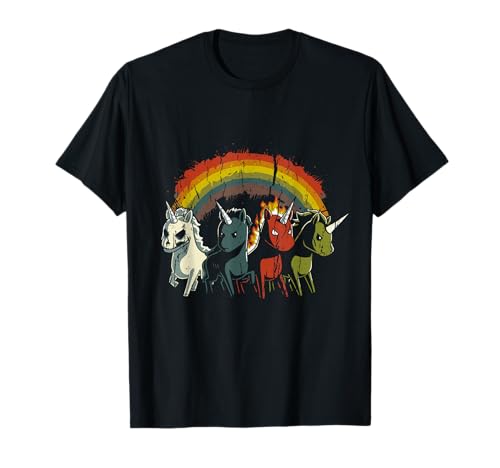 Zombie Einhorn Apokalypse Rainbow T Shirt - Mädchen Frauen Kinder T-Shirt von Zombie Unicorn Apocalypse Rainbow T Shirt's