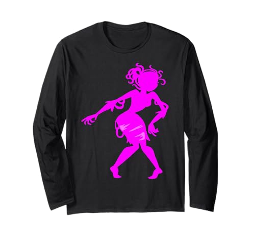 Zombie Mädchen Langarmshirt Zombie Mädchen Langarmshirt von Zombieküken