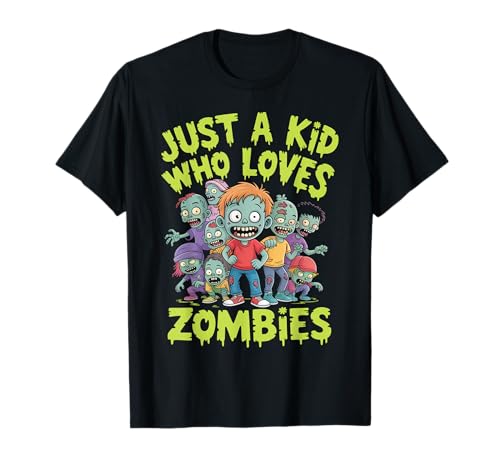 Halloween-Zombie Lustig Nur EIN Kind, das Zombies-Kinder liebt T-Shirt Halloween-Zombie Lustig Nur EIN Kind, das Zombies-Kinder liebt T-Shirt von Zombies Scary Zombie Monster Halloween Costume