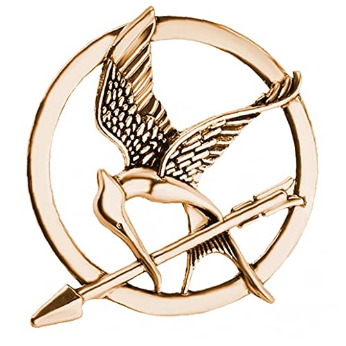 Golden the Hunger Games Film Mockingjay Rep Rep Pin Brosche Kleidung Dekoration Für Männer Frauen Gold von Zonfer