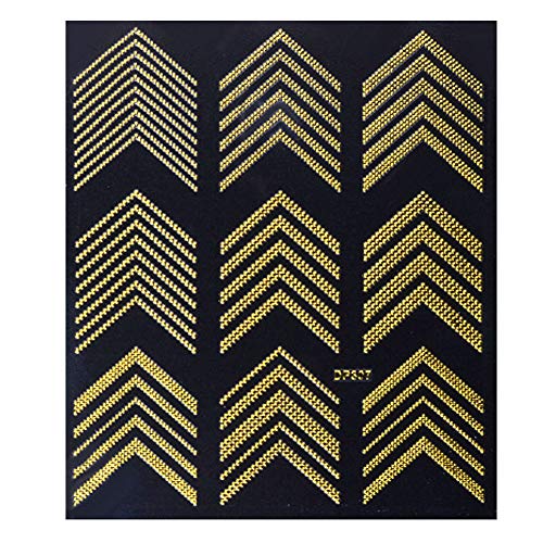 Nagel-kunst-aufkleber Metall-dekoration Striping-linie Band Selbstklebend Transferfolie Laser Diy Design 3d Tipps Aufkleber Werkzeuge Maniküre von Zonfer