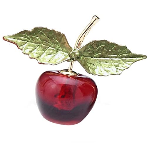 Schöne Obstbrosche Transparent Rote Kirschstifte Mode Emaille Pin Für Frauen Kostüm Broschen Schmuck Pins Zubehör von PiniceCore