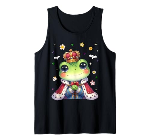 Men Women Kids Groovy Retro Funny Cute Frog Spooky Halloween Tank Top Men Women Kids Groovy Retro Funny Cute Frog Spooky Halloween Tank Top von Zoo Animals Toad Frog Lovers Halloween Costumes