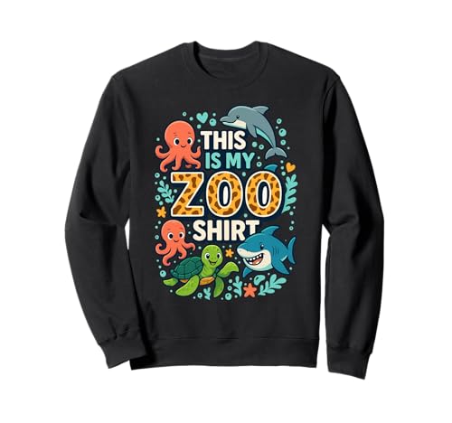 Das ist mein Zoo Shirt Kinder Wildtier Familien Abenteuer Sweatshirt Das ist mein Zoo Shirt Kinder Wildtier Familien Abenteuer Sweatshirt von Zoo Day Shirt Kids Family Animal Ocean Lover
