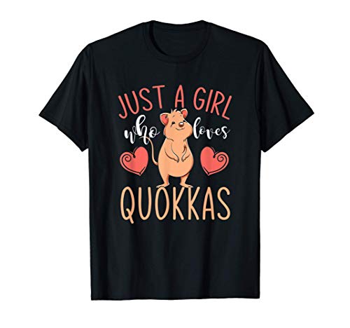Niedliches Australien Tier Geschenk Quokka Mädchen T-Shirt Niedliches Australien Tier Geschenk Quokka Mädchen T-Shirt von Zoo Tierpfleger Quokka