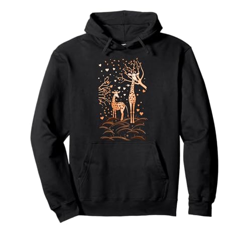 Giraffe Giraffen Afrika Safari Wildtiere Fans Damen Giraffen Pullover Hoodie von Zoo Wildnis Tiere Wildtiere Safari Geschenkidee