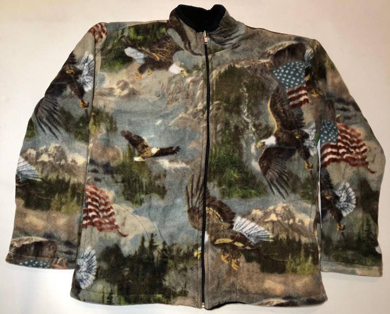 Zoofleece American Flag Eagle Scout Court Of Honor Fleece Jacke Beste Freundin Geschenk Patriot Pullover Lustiges Sweater Weihnachten Klein S von ZooFleece