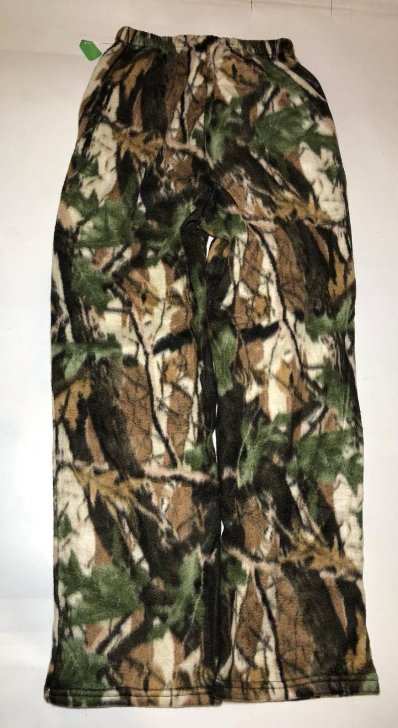 Zoofleece Camo Hose Mossy Forest Super Bequemer Grüner Baum Camouflage Fleece Sweats Geschenk M-3x von ZooFleece