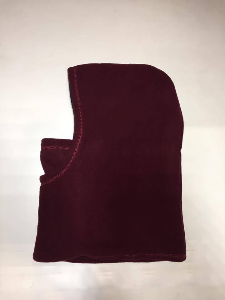 Zoofleece Damen Rot Weinrot Maroon Balaclava Gesichtsmaske Wendehaube Winter Skifahren Snowboardsport von ZooFleece