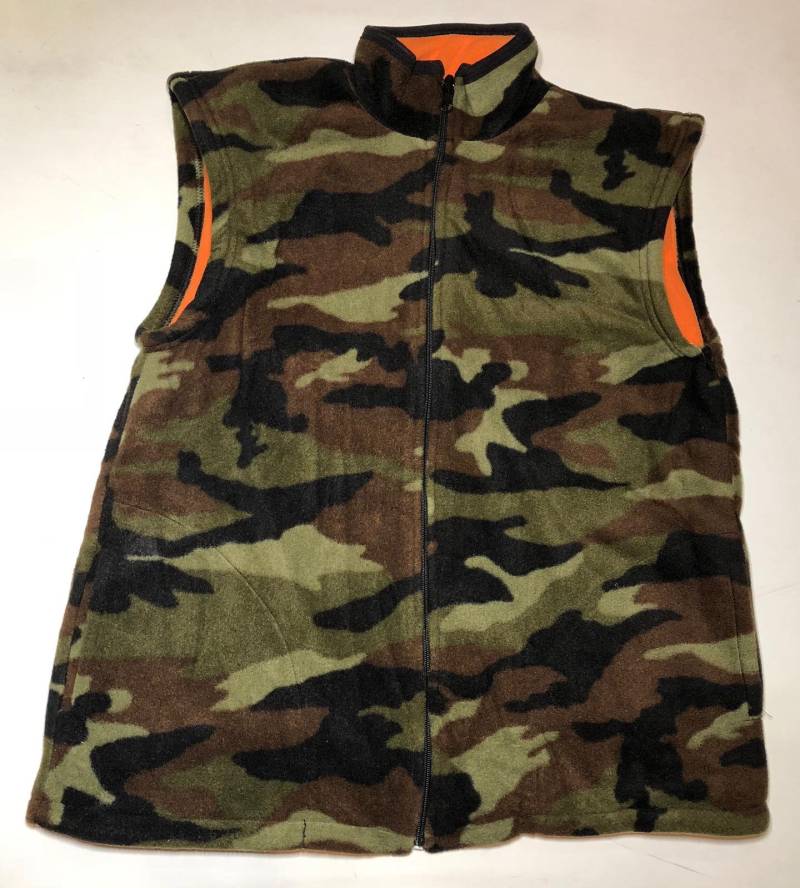 Zoofleece Grün Militär Armee Camo Tarnfarben Jagdweste S-3x von ZooFleece