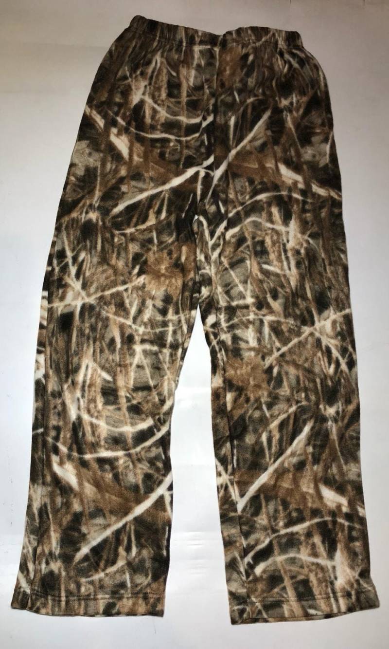 Zoofleece Super Bequeme Schatten Gras Camouflage Fleece Hose Sweats Geschenk S-2x von ZooFleece