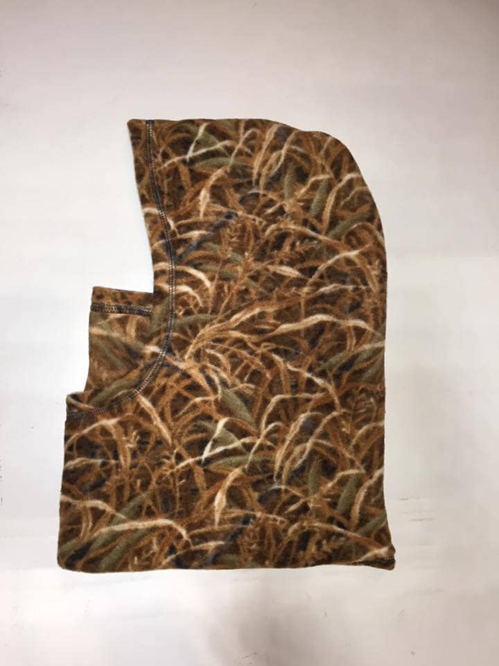 Zoofleece Unisex Camouflage Braun Schattengrass Balaclava Gesichtsmaske Wendehaube Winter Camo Jagd Skifahren Snowboardsport von ZooFleece