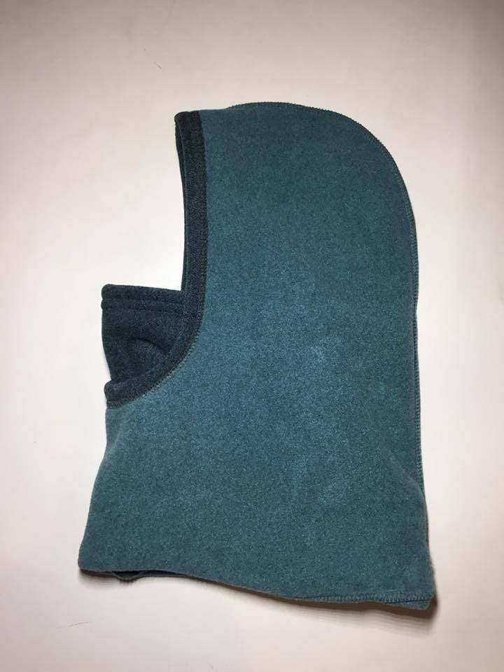 Zoofleece Unisex Massiv Türkis Grün Balaclava Gesichtsmaske Wendehaube Winter Jagd Skifahren Snowboardsport von ZooFleece