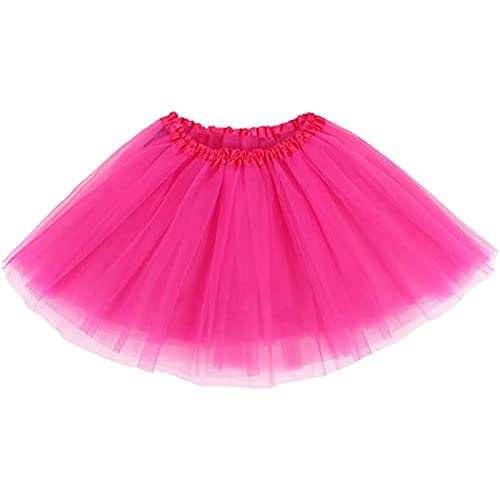 Zookey Damen Tüllrock Ballett Tütü Rock Erwachsener Teen Ballettrock klassischer 4 Lagen Petticoat Tutu Rock Festival Kostüm Rave Rock für Dress Up Party Ballett Tanzen von Zookey