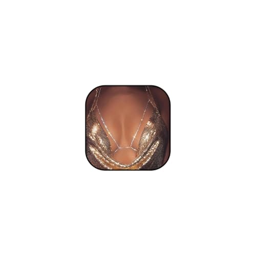 Zookey Strass Körperkette Gold Sparkly Brustkette Kristall Rave Nachtclub Brust Körperkette Schmuck für Frauen und Mädchen Zookey Strass Körperkette Gold Sparkly Brustkette Kristall Rave Nachtclub Brust Körperkette Schmuck für Frauen und Mädchen von Zookey