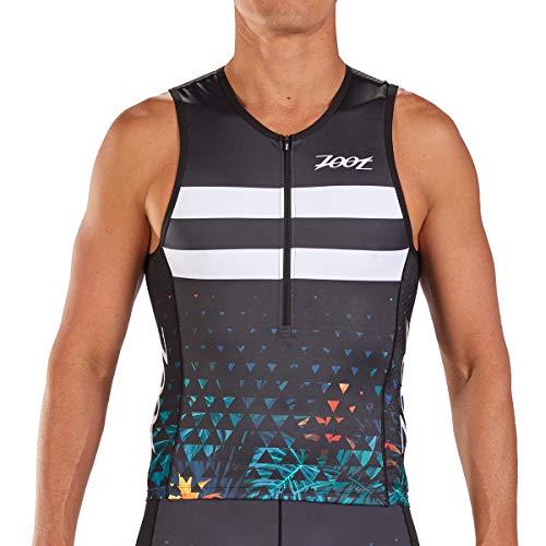 Zoot Herren Triathlon Sport Tank Style 83 mit DREI Rückentaschen, LSF 50+ und SeamLink-Nähten von Zoot