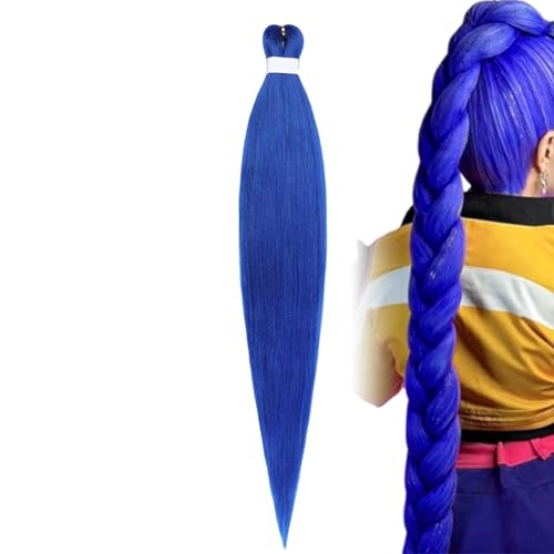 Haar Zopf,30 Zoll Vorgedehntes Flechthaar,Menschliche Synthetische Haarverlängerung Für Frauen Kinder Mädchen - Twist Flechten Beauty Farbfest Party Hochzeit von Zopoee