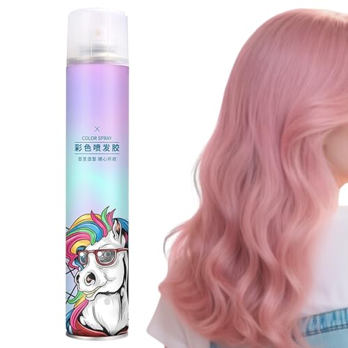 Temporäre Haarsprayfarbe - 320 ml Reisegröße Temporäre Haarfarbe Spray für Damen - Leichtes Haarfärbemittel für Party Cosplay Halloween Feste Bühne von Zopoee