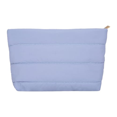 ZoraYorce Mode Kosmetiktasche für Frauen lässige Kupplung Handtasche Solid Toilettenbeutel (blau) von ZoraYorce