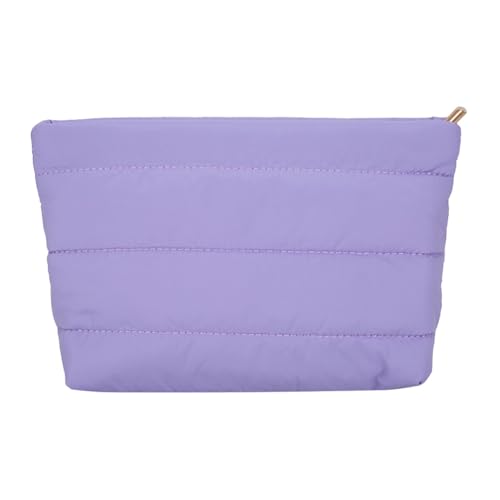 ZoraYorce Mode Kosmetische Tasche Frauen lässig Clutch Handtasche Solid Toilettenbeutel (lila) von ZoraYorce