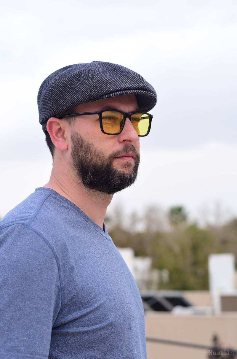 Blauer Ballon-Hut Herren-Mütze Mütze Schiebermütze Damen-Mütze Damen Wollmütze von ZoranApparel