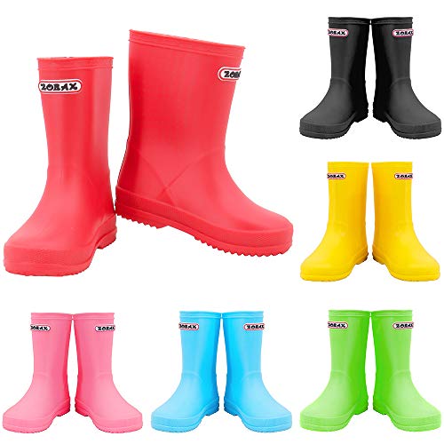 Zorax - Erwachsene - EU35 - Rot Jungen Mädchen rutschfeste Kinder Gummistiefel Wellington Motorradstiefel Wasserdicht Unisex Kinder Regen Schuhe Zorax - Erwachsene - EU35 - Rot Jungen Mädchen rutschfeste Kinder Gummistiefel Wellington Motorradstiefel Wasserdicht Unisex Kinder Regen Schuhe von Zorax