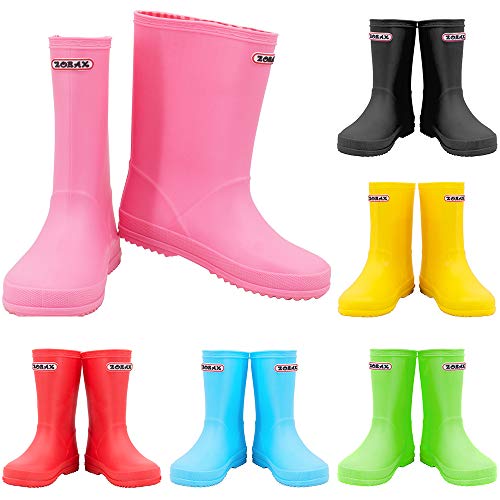 Zorax - Kind - EU23 - Rosa Jungen Mädchen rutschfeste Kinder Gummistiefel Wellington Motorradstiefel Wasserdicht Unisex Kinder Regen Schuhe Zorax - Kind - EU23 - Rosa Jungen Mädchen rutschfeste Kinder Gummistiefel Wellington Motorradstiefel Wasserdicht Unisex Kinder Regen Schuhe von Zorax